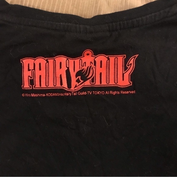 𝅺ANIME T-shirt, men’s size medium. Fits small.  Black. - Picture 4 of 5